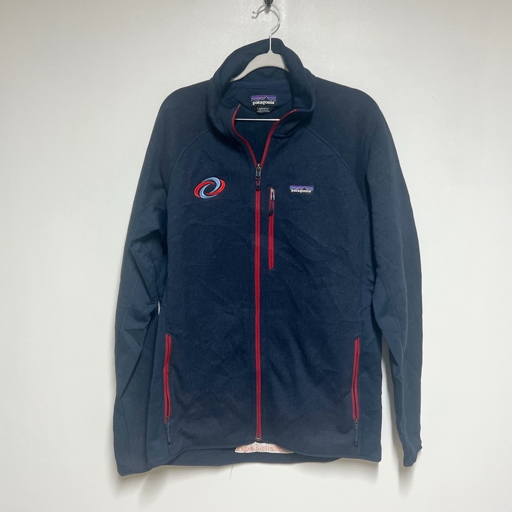 Patagonia x Nickelodeon performance Better Sweater Zip front Navy Jacket Mens L